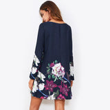 Printed Flower Dress