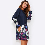 Printed Flower Dress