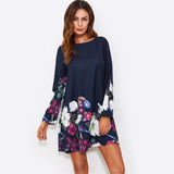 Printed Flower Dress
