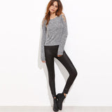 Crisscross Long Sleeve Shirt