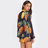 "Pineapple" Long Sleeve Pajamas