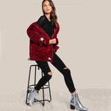 "Star" Fur Hoodie Coat