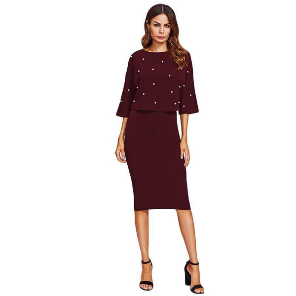 Two Piece Pearl Dress