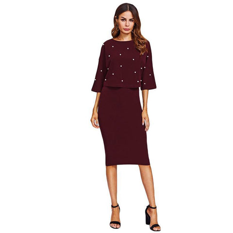 Two Piece Pearl Dress