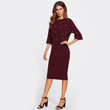 Two Piece Pearl Dress