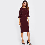 Two Piece Pearl Dress