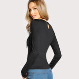 Crew Neck Long Sleeve T-Shirt