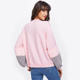 Pink Drop Shoulder Sweatshirt