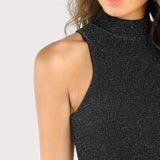 Ribbed Glitter Tank Top