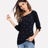 Black Pearl Off The Shoulder Shirt
