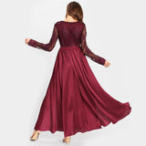 Burgundy Party Dress