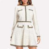 Peal Long Sleeved Dress